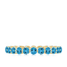 Eternity Band Ring with 2.25 CT Swiss Blue Topaz Swiss Blue Topaz - ( AAA ) - Quality - Rosec Jewels