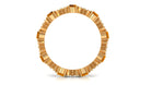 2.50 CT Real Citrine and Moissanite Designer Eternity Band Ring Citrine - ( AAA ) - Quality - Rosec Jewels
