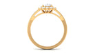 1.75 CT Split Shank Zircon Teardrop Engagement Ring in Gold Zircon - ( AAAA ) - Quality - Rosec Jewels