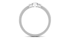 1.25 CT Zircon Three Stone Engagement Ring with Side Stones Zircon - ( AAAA ) - Quality - Rosec Jewels