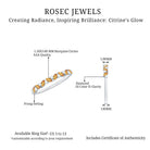 Marquise Citrine and Diamond Half Eternity Ring Citrine - ( AAA ) - Quality - Rosec Jewels