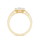 1.75 CT Princess Cut Solitaire Moissanite Designer Engagement Ring Moissanite - ( D-VS1 ) - Color and Clarity - Rosec Jewels